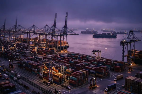 Congestion at Container Ports Breaks COVID-Era Records